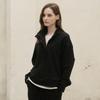 Acud Terry Zip-Up Sweatshirt _Black