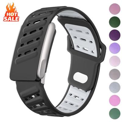 Silikonbänder für Whoop 5.0 Armbänder Soft-Touch Kompatibel mit WHOOP ONE Armband Fitness Tracker Whoop Life EKG Bänder