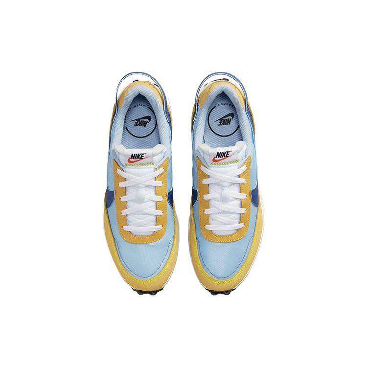 Nike Waffle One Blue Sanded Gold Men Sneakers Boarder-Blue Atomic-Green Mystic-Navy DH9522-400