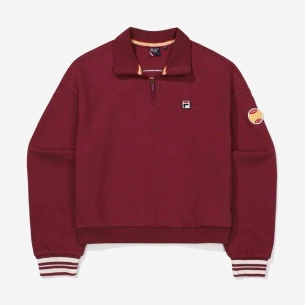 Fila F Box Cotton Blend halF Zip Sweatshirt Fs2poF3361Fw 100(L)