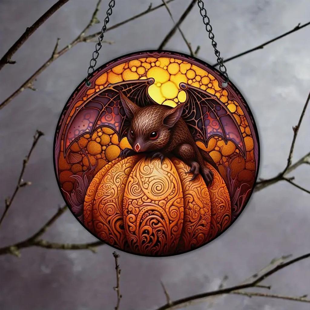 Girlanda Závěsný akrylový přívěsek Halloween Akrylová dekorace