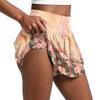 Womens Athletic Skort High Waisted Skort with Built In Shorts Tennis Golf Skort Floral Print Mini Sport Skirt Skort