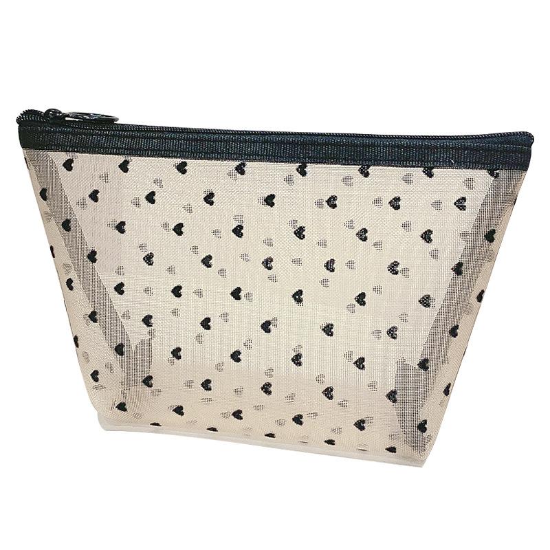 Cosmetic Bag Women'S Korean Transparent Toilet Bag Portable Mesh Storage Bag Large Capacity Travel