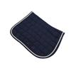 Saddle Pad Soft Breathable All Purpose Double Rope Saddle Pad with Hand Strap and Girth for HorsesDark Blue