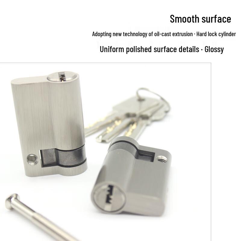 Brass Half-Cylinder Fireproof Lock Core with Knob