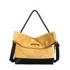 New designer style faux suede shoulder and crossbody bags with large capacity personality bags