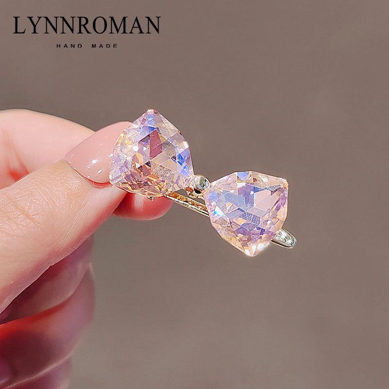 

2022 Korean Style Cute Pink Bow Duckbill Hair Clip for Girls