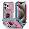 Hülle Für iPhone 16 15 14 13 12 11 Pro Max Plus Mini XS Max XR X 8 Plus 8 7 SE Robuste Hülle mit 360-Grad-Ständer und Kameraschutz