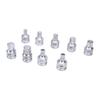  9PCS 3Celsius4 Inch Drive Hex Spline Bit Socket Set Cr-Mo Alloy Steel   H17 H19 H21 H22 H23 H24 Hex Bit     Spline Bit Socket Kit for Automotiv