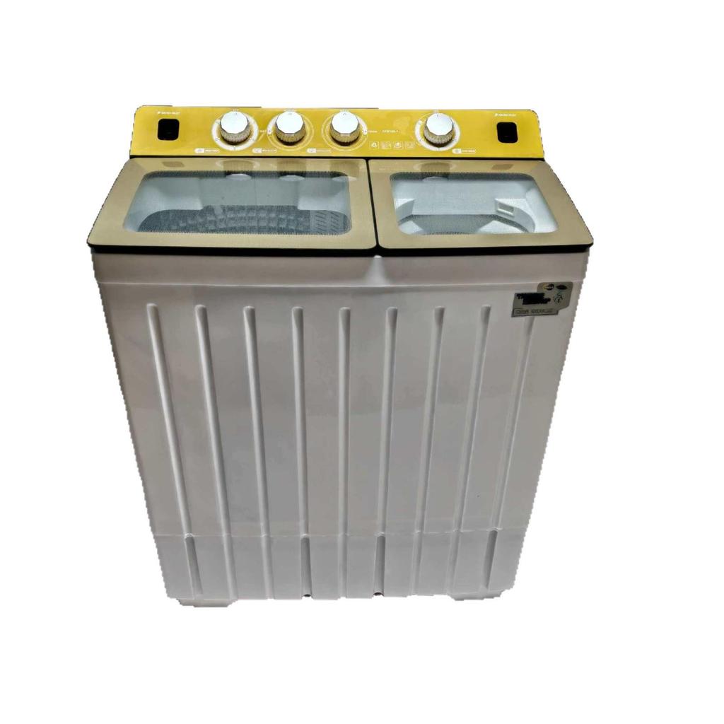 Qige 18kg Semi-Automatic Washing Machine - Household Large Capacity with Dual Steel Drums