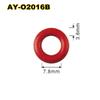 7.8*3.6mm 100pieces FKM Rubber Oring Seal  for Honda Car Fuel Injector Service Kit Parts (AY-O2016)