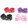 Handcuffs Sexy Metal Adjustable PU Leather Plush Restraints Slave Erotic Wives Cuff Sex Toys for Couples Adult Games