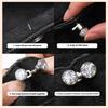 Waist Tightening Tool No Drill Adjustable Buckle for Pants Hidden Button Size Reducer Invisible Fastener Clothing Clip Easy Use Beltless Adjuster