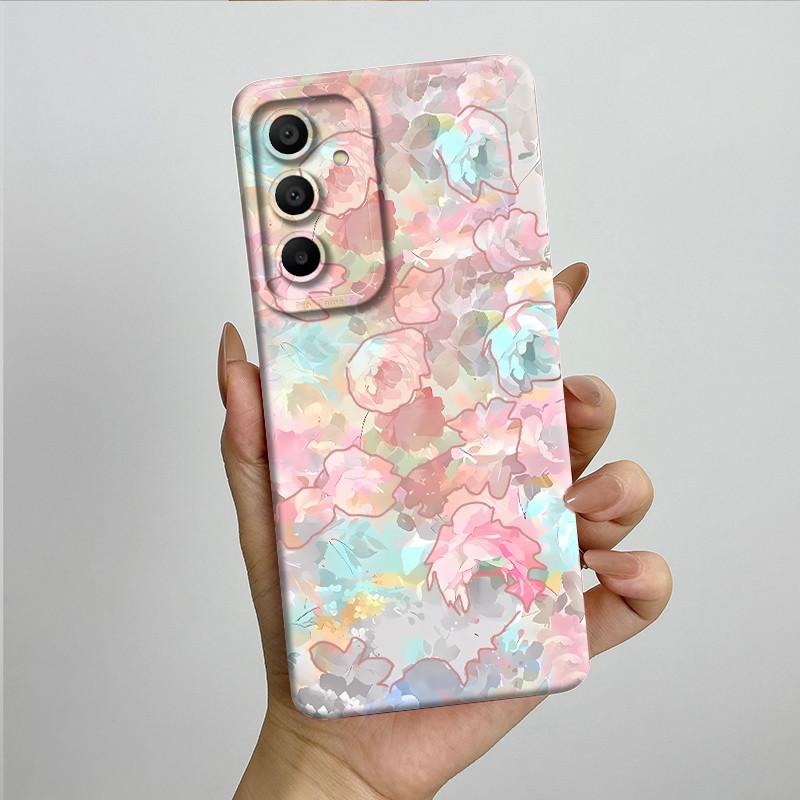 Sweet Soft Phone Case for Samsung Galaxy A15 A155 A156 4G 5G Fashion Cool Painted Cases Protection Back Cover Accessories Casing