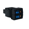 12V Led Dual Push Button Switch Front Rear Fog Lights Power Charger For Toyota Prado Hiace LandCruiser RAV4 Camry Corolla