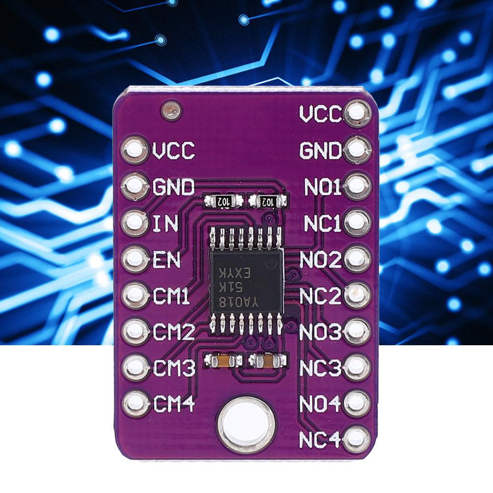 SPDT Analog Switch Module 4 Channel TS3A5018 for Communication Circuit Computer Components