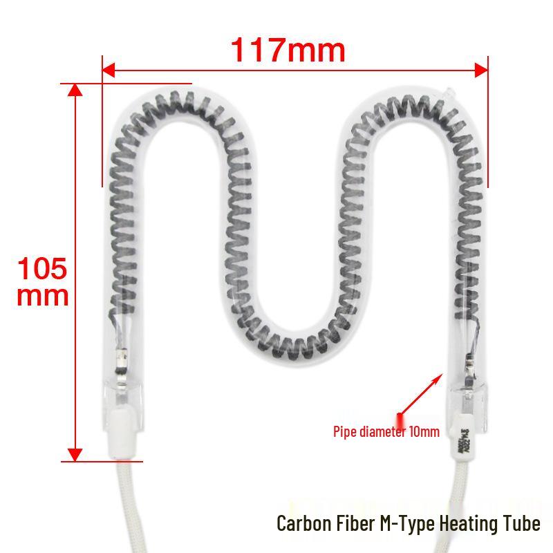 Universal M-Type Carbon Fiber Heating Element for Electric Heaters and Roasters