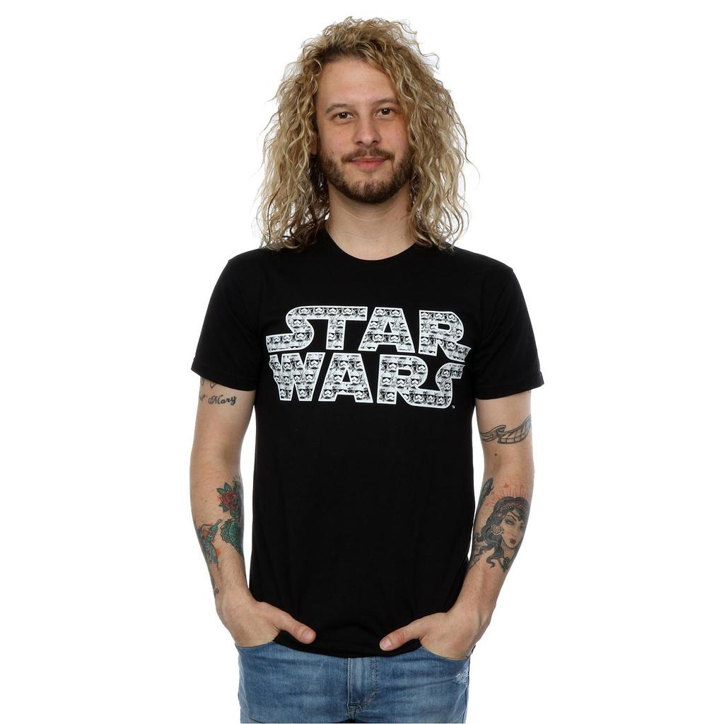 Star Wars Mens Force Awakens Stormtrooper Logo T-Shirt