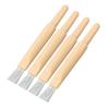 4pcs Stitch Remover Plastic Material Upper Brush Design Manual Dedicated Easy Removing Portable