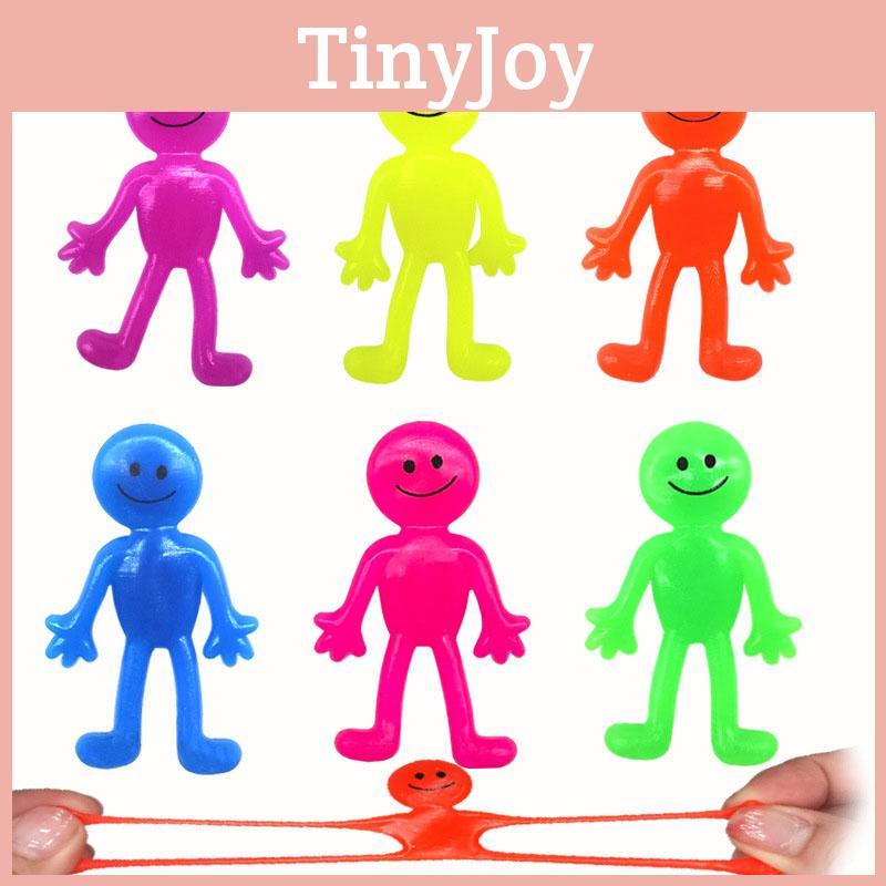 Tpr Smiley Face Doll Toy Stretchable And Stress-relieving Figure For Children Teens And Adults