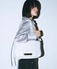 Nick&Nicole Crystal Wave Point Messenger Bag_Silver