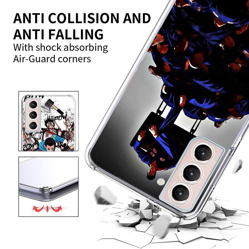 Jonggun Lookism Phone Case For Samsung Galaxy S25 Edge S24 S23 FE S21 S20 S10 Plus S22 S26 Ultra Cover Clear Cases TPU Capa She