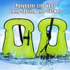 Adults Swim Vest Inflatable Men Women Life Jacket Adjustable Snorkel Kayaking Boating Drifting