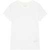 Slim Fit Letter Print Round Neck Short Sleeve T-Shirt Women Tops White J224949-YAF