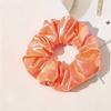 1pc Women's Multi Color Colorful PU Zipper Large Intestine Hair Ring Fashion Headband Hair Accessories Suitable for Parties