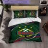 Rapid Wien FC Themed Bedding 3Pcs Duvet Cover Set Decorative Bed Linen For Teen Room Home Decoration