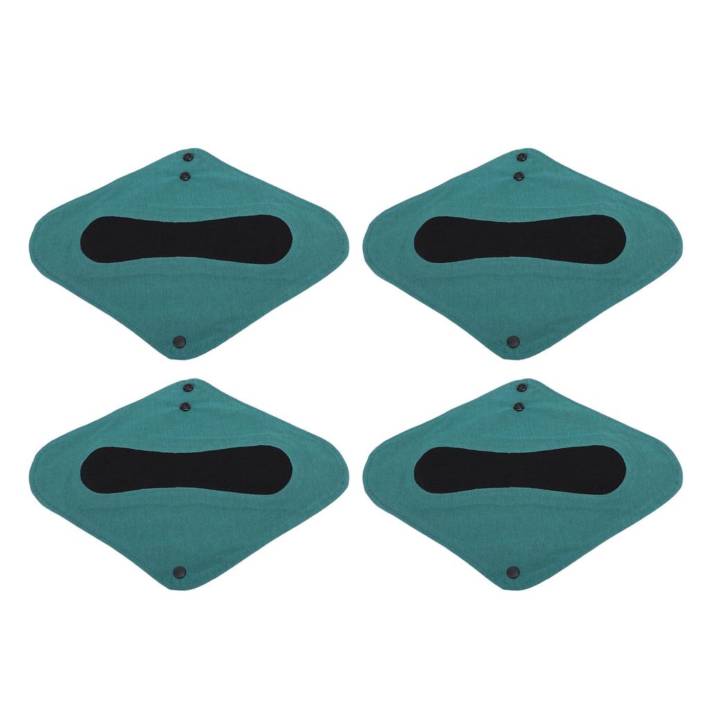 4pcs Reusable Panty Liners Washable Sanitary Pads Pure Cotton Reusable Menstrual Pads for Women