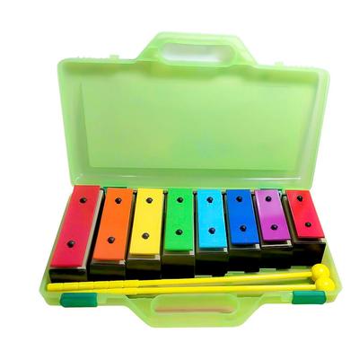 Ennbom Sound Blocks Colorful Orff Instruments 8 Notes Xylophone with Storage Case