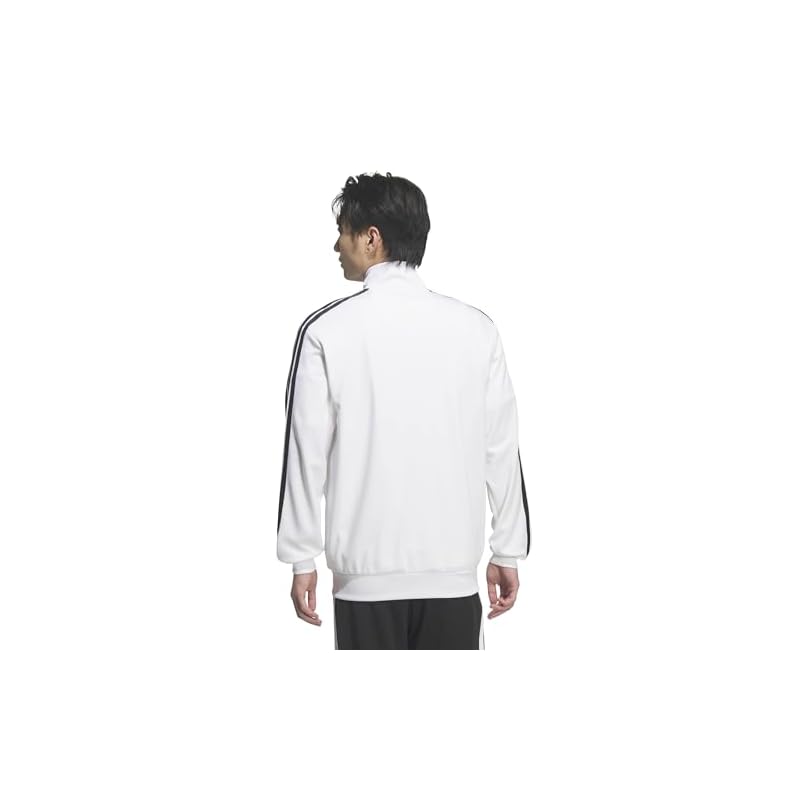 Adidas Track Top Must Haves 3-Stripes Track Top Men's DH100 White (KR6431) M