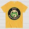 Stay Hoptimistic Cotton Summer Casual Cool Loose T-Shirt