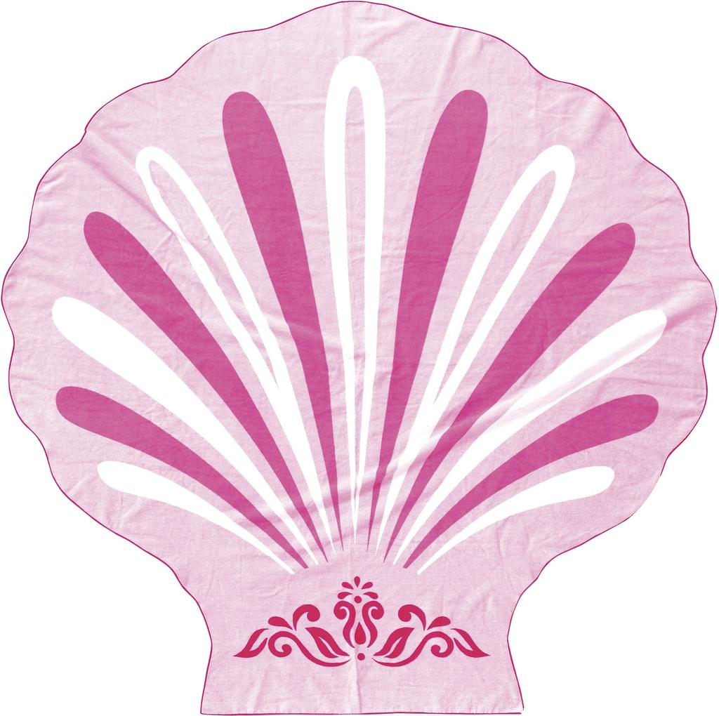 Marushin Bain Coquillage 150 x 146 Coquillage Océanique 0135012500 Serviette, Design, cm, Rose,