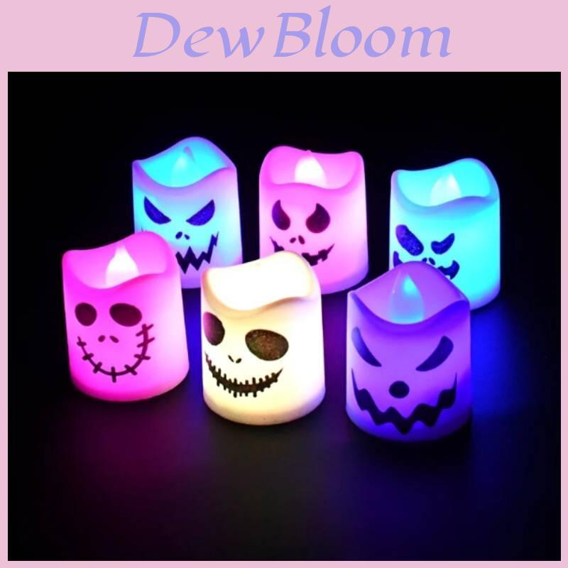 Halloween Ghost Led Candle Light For Haunted House Party Decor