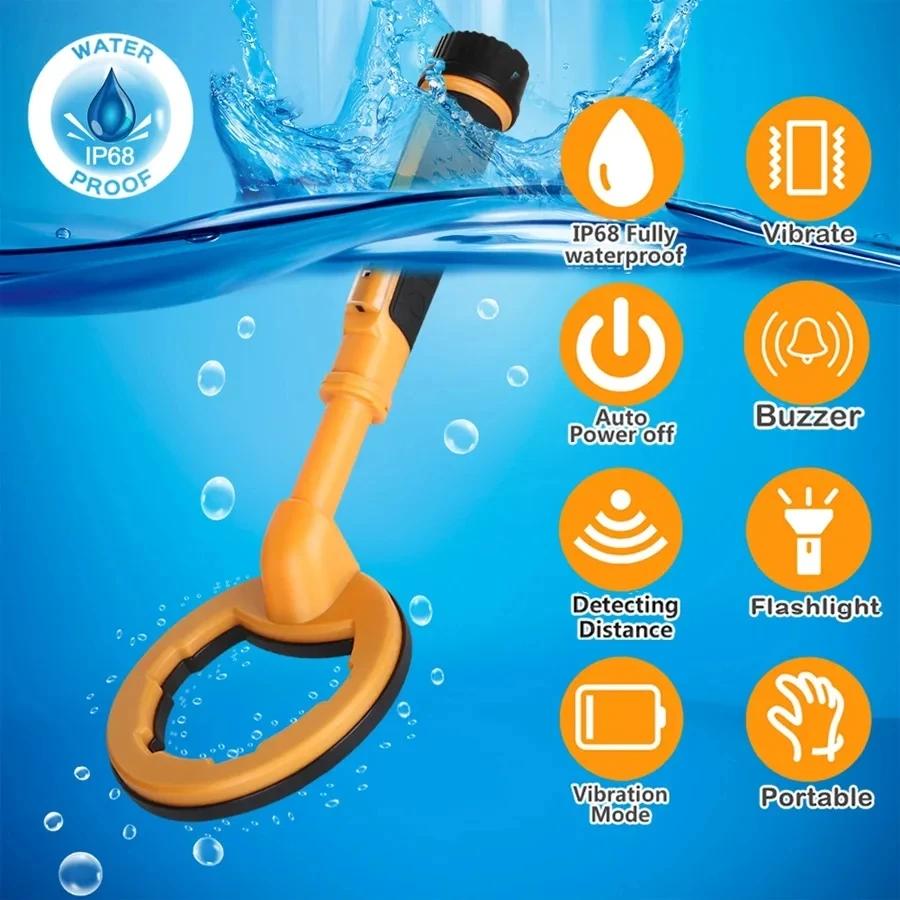 Hot Sell 2 IN 1 Underwater Metal Detector Pulse Pinpointer Induction Diving Treasure Metal Detector Hand Held Metal Finder