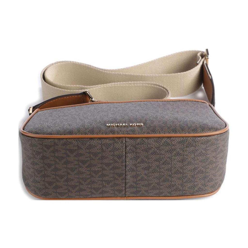 New MICHAEL KORS Jet Set Medium Signature Logo Crossbody Bag With Case For Apple AirPods Pro® 32S3GJ6C8B-252