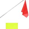 Horse Training Flag Yellow Red Flags Lunging Practice Tour Guiding Referee Signaling 1.2 M