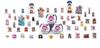 5 Surprise Mini Brands Disney Store Exclusive Series 1 Capsule Toy Collectible (4 Capsules)