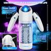 Automatic Male Masturbator, Male Sex Toys with 4 Insertion and 7 Rotation Modes, Male Touch with 7 Colours Ambient Lighting, Male Blowjob