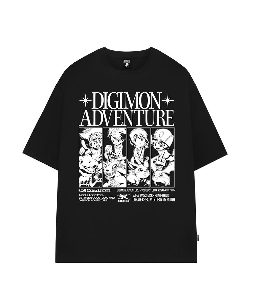 ODDSTUDIO [Digimon Adventure] Children & Partner Digimon Overfit T-Shirt - 4 Colors
