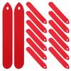 100Pcs Perforated Plant Labels Reusable Hanging Garden Markers Weatherproof Writable Plastic Tags for Flower Pot Herb Lawn Sign