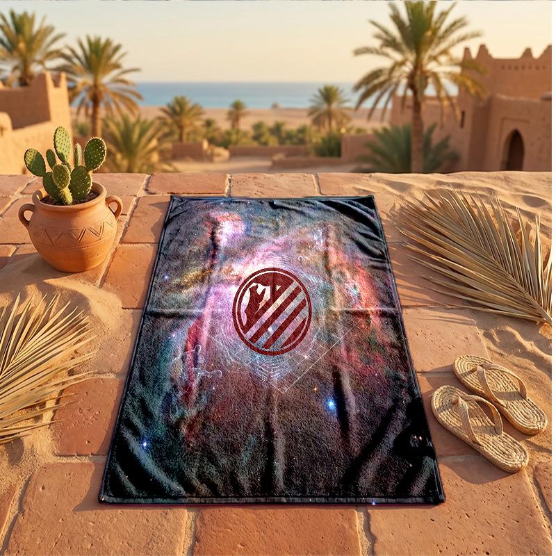 Atletico Madrid Print Microfiber Beach Towel Quick Dry Absorbent Large Towel For Beach Swimming Travel