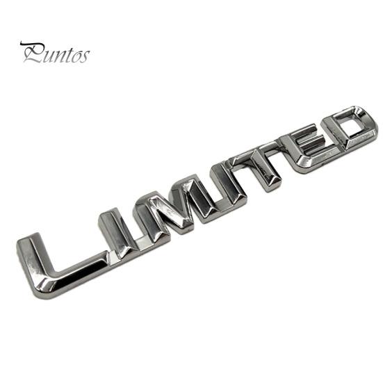 3D Metal LIMITED Italic Letters Car Rear Trunk Body Sticker Emblem Badge Decor