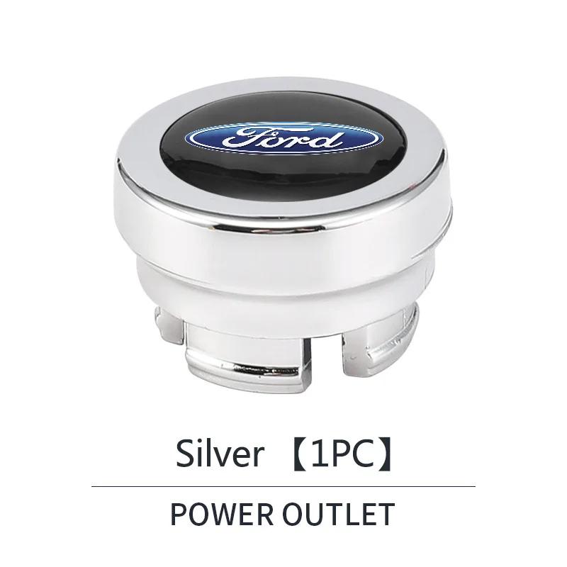 1pcs Car Cigarette Lighter Dust Cover Waterproof Dust Protector Cover For Ford Focus Mk3 Fiesta Ranger Mondeo S-MAX Kuga Mustang CVY1