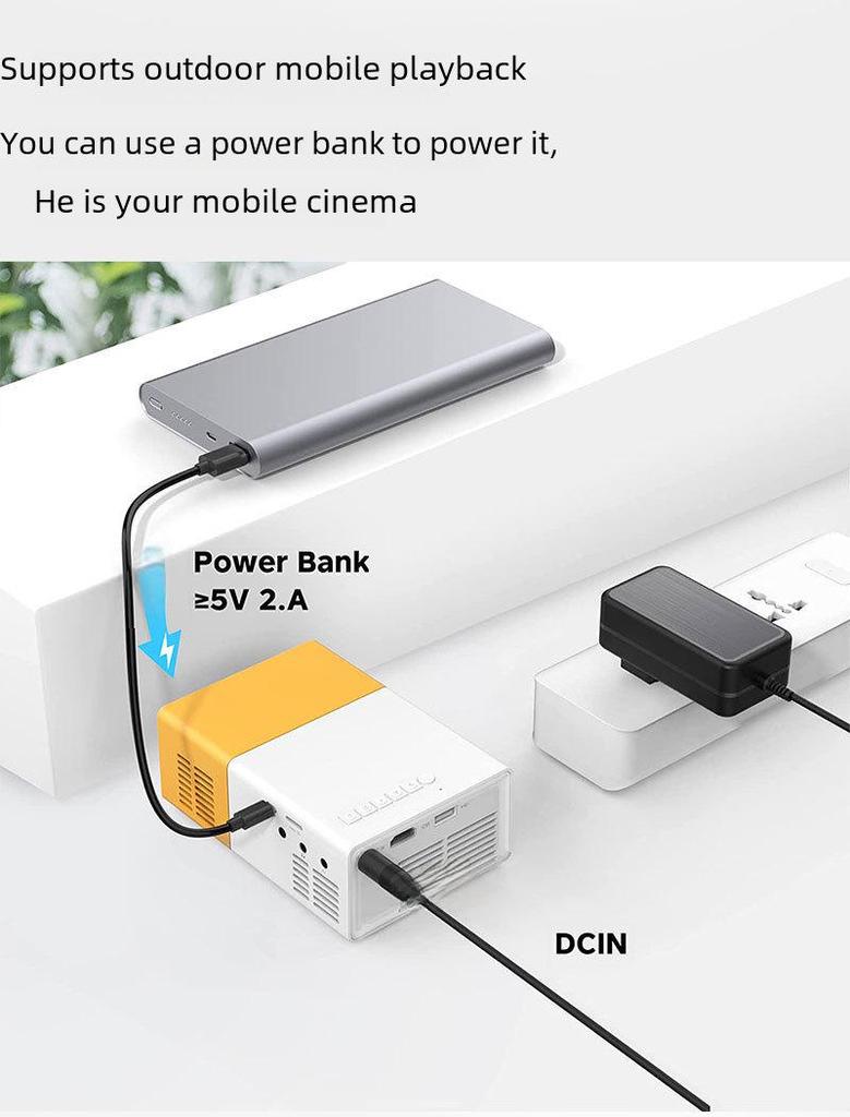 Best-Selling YG300 Mini LED Portable HD Projector for Home Theater