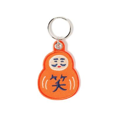 Key Holder [Special Order] New Retro Lucky Charm Embroidery Daruma FREE Size
