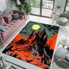 Halloween Style Vampire Castle Carpet for Living Room Bedroom Sofa Home Decor Non-slip Floor Mat Modern Rugs Holiday Gift