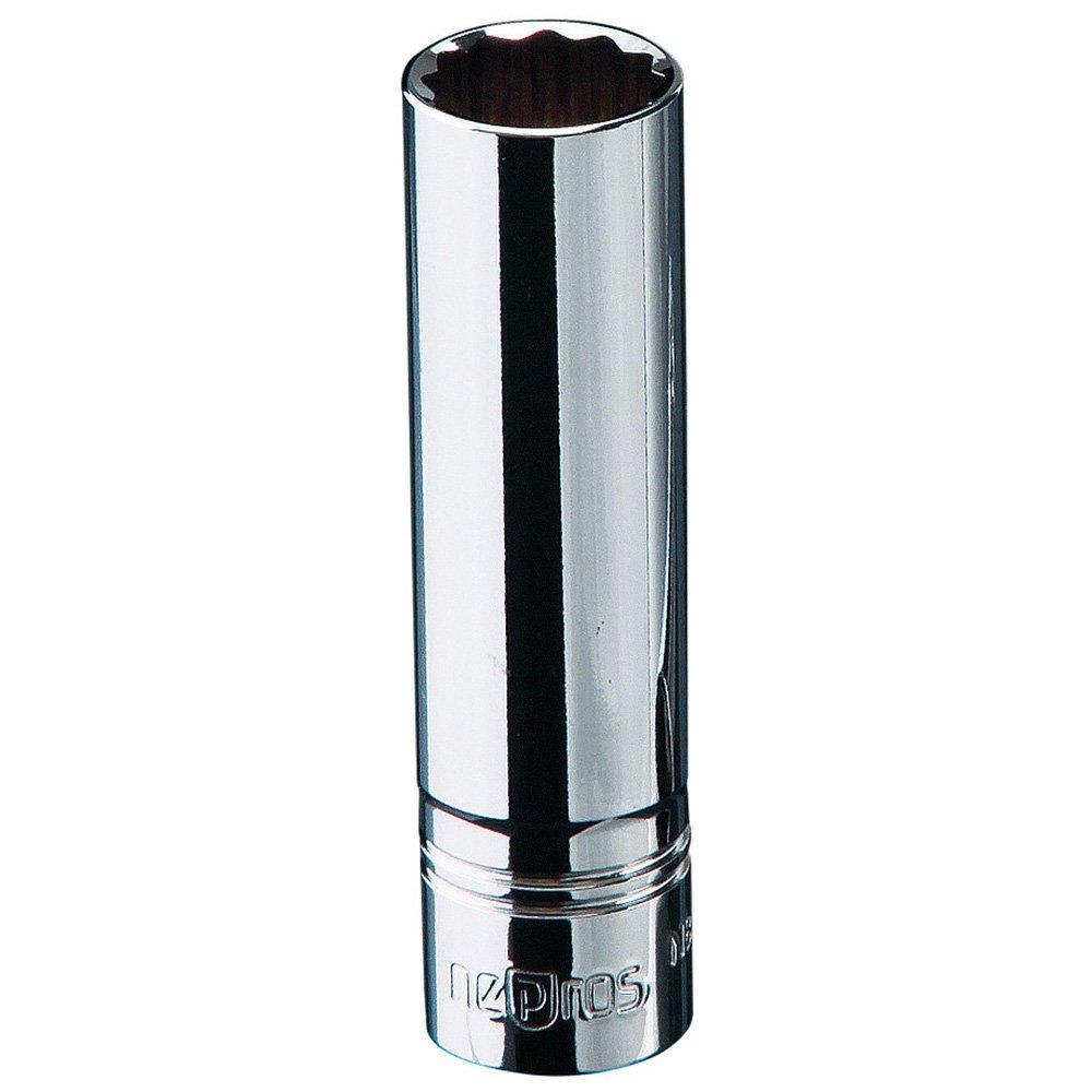 

Kyoto Machinery Tools Nepros Deep Socket (KTC) 6.3mm (1/4 inch) (Dodecagonal) NB2L-10W